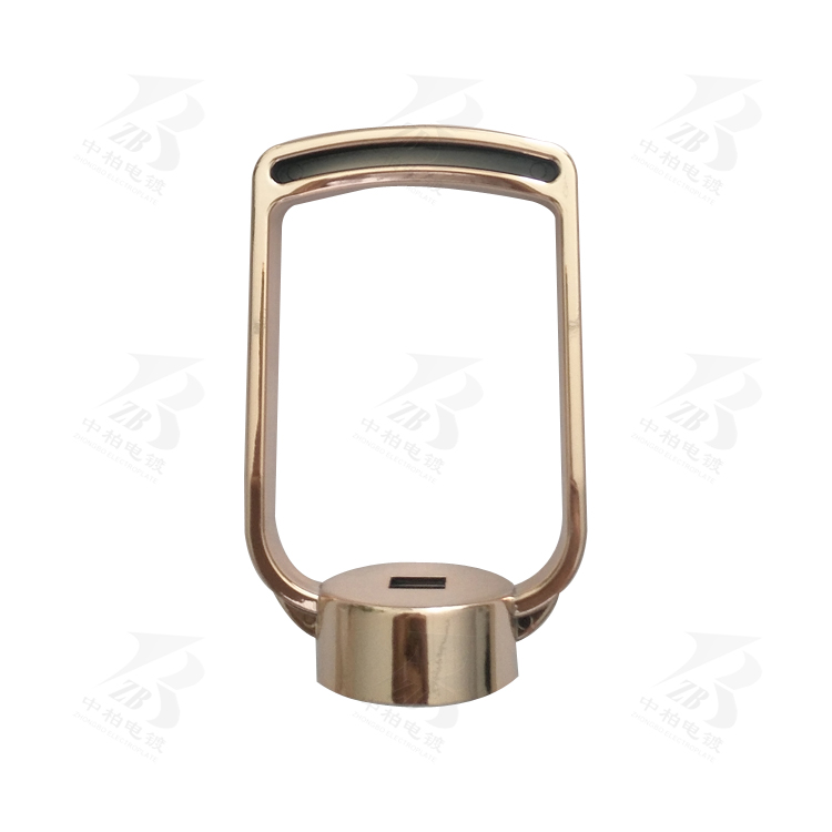 abs uv真空電鍍玫瑰金色